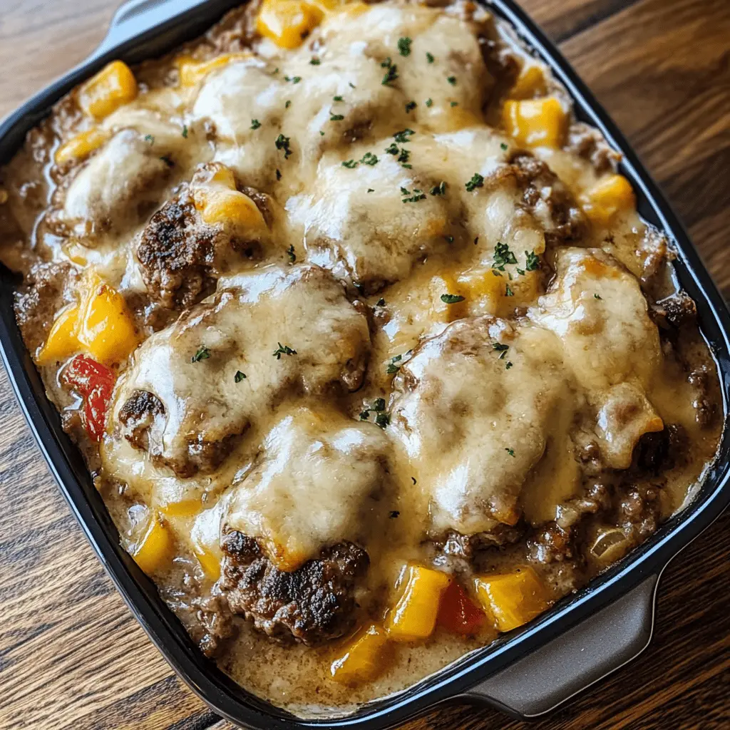 This Amish Hamburger Steak Bake is comfort food at its finest! With juicy beef patties smothered in savory gravy and nestled between layers of creamy mashed potatoes, it's a hearty dish perfect for family dinners. Easy to prepare and full of flavor, save this recipe for a cozy night in or when entertaining friends!
