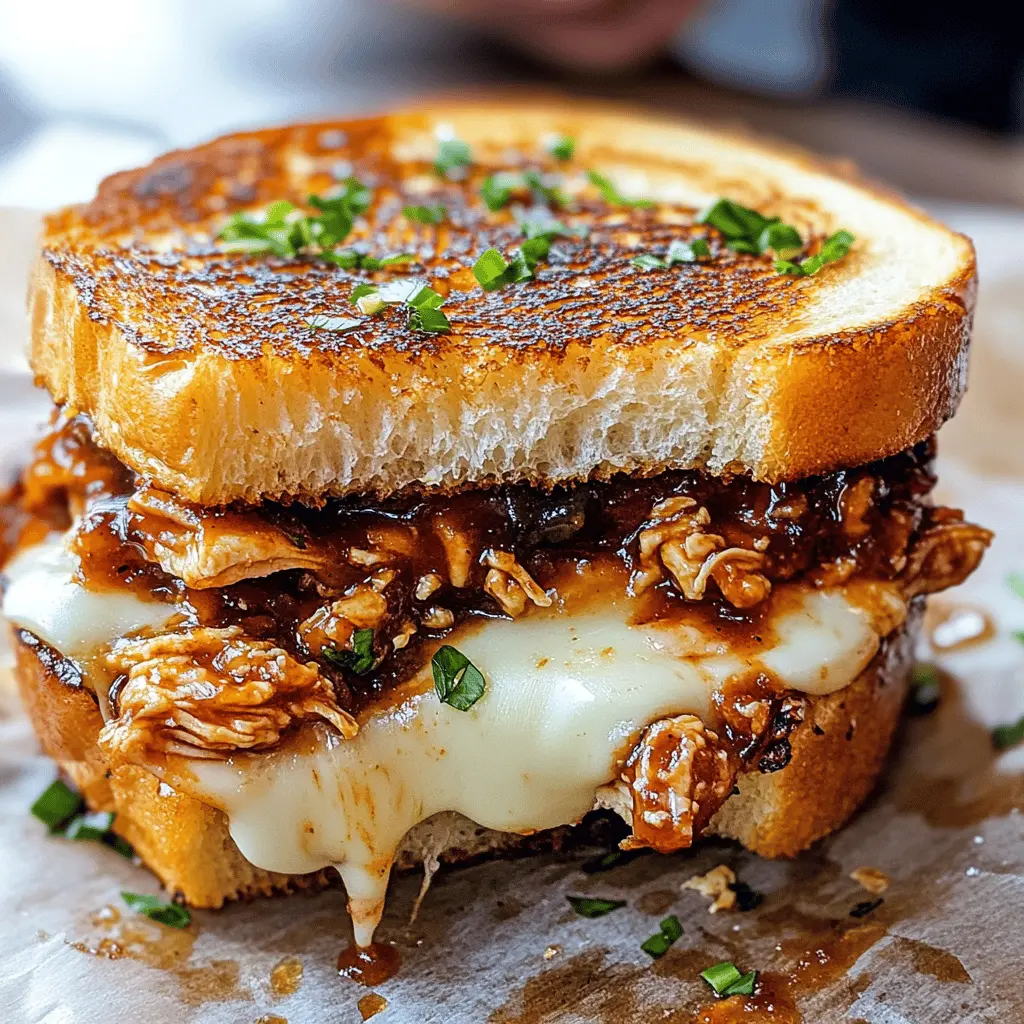 Say goodbye to ordinary grilled cheese! This BBQ Chicken Grilled Cheese combines tender chicken, smoky BBQ sauce, and gooey cheese for a mouthwatering twist on a classic. Perfect for lunch or a cozy dinner, this recipe is sure to impress your family and friends. Save this pin for a deliciously easy meal that’ll satisfy everyone!