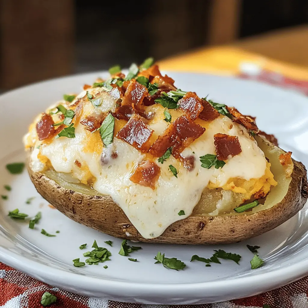 Make your meals memorable with these Best Steakhouse Baked Potatoes! Fluffy on the inside and crispy on the outside, they’re the perfect side dish for any steak dinner. Topped with butter, sour cream, chives, or your favorite fixings, they bring restaurant quality right to your kitchen. Save this recipe for your next date night or family gathering!