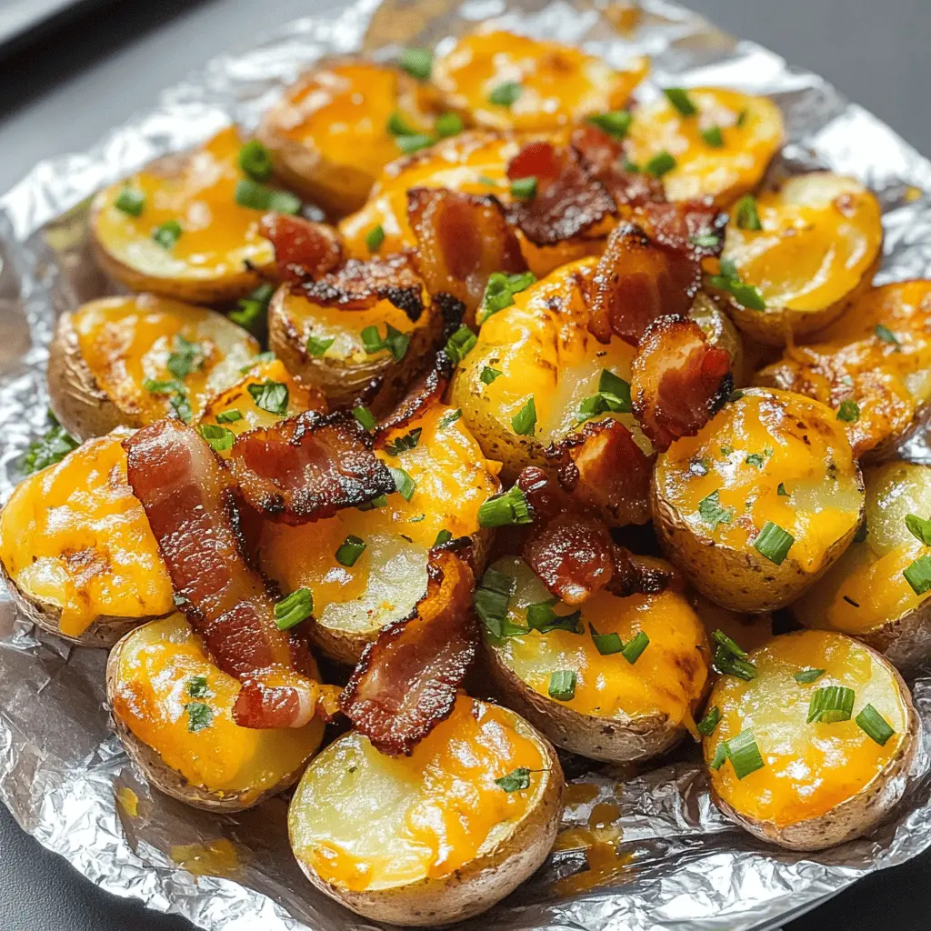 These Cheddar Bacon BBQ Grilled Potatoes are the perfect blend of crispy, cheesy, and smoky goodness! Tossed in a savory BBQ sauce and layered with bacon and cheddar cheese, they make a delicious side dish that's sure to impress at your next cookout. Don't forget to save this recipe for your outdoor gatherings and family barbecues!