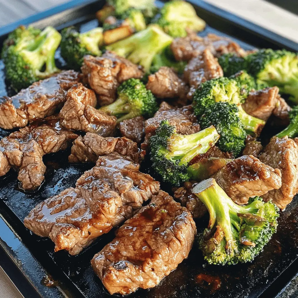 Whip up this tasty Easy Beef and Broccoli on the Blackstone Griddle for a quick weeknight dinner! Featuring tender beef strips and vibrant broccoli tossed in a savory sauce, this dish is not only simple but packed with flavor. Perfect for family meals or dinner parties. Save this recipe for when you need a delicious and fuss-free meal!