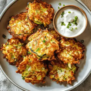 Looking for a quick and tasty snack? These Easy Zucchini Fritters are perfect for any occasion! With fresh zucchini, crisp edges, and a deliciously simple seasoning, they’re sure to be a hit with family and friends. Perfect for appetizers or a light lunch! Save this recipe to whip up a batch anytime you want something scrumptious and healthy!