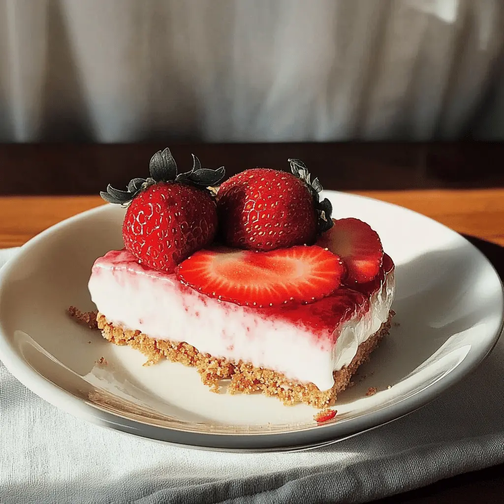 Enjoy the delightful taste of Fresh Strawberry Yum Yum, a creamy and refreshing dessert that's perfect for warm days! Made with juicy strawberries, this easy recipe is a showstopper for summer gatherings or family picnics. Don’t forget to save this pin for your next sweet treat adventure!