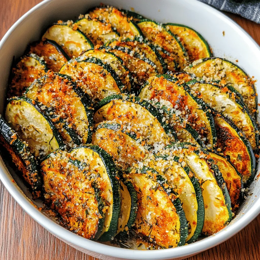 This Garlic Parmesan Roasted Zucchini recipe brings a burst of flavor with simple ingredients! Fresh zucchini is coated with garlic and Parmesan, then roasted to perfection for a delicious side dish. Perfect for summer barbecues or a quick weeknight dinner. Save this easy and tasty recipe for your next meal!