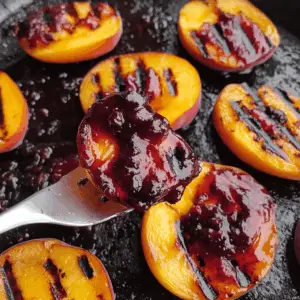 Juicy grilled peaches topped with a luscious blackberry sauce make for a perfect summer treat! This easy recipe highlights sweet and smoky flavors that are simply irresistible. Perfect for BBQs or a cozy dessert night, save this pin to enjoy this delightful dish later! Plus, it’s a fun way to impress your guests!