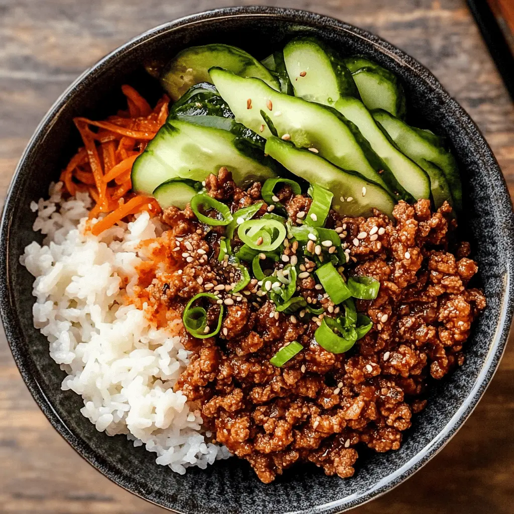 Fire up your taste buds with this easy Ground Beef Bulgogi! This Korean-inspired dish features tender beef marinated in a savory mix of soy sauce, garlic, ginger, and a hint of sweetness, perfect for any weeknight dinner. Serve it over rice or in lettuce wraps for a fresh twist. Don’t forget to save this recipe for your next family meal!