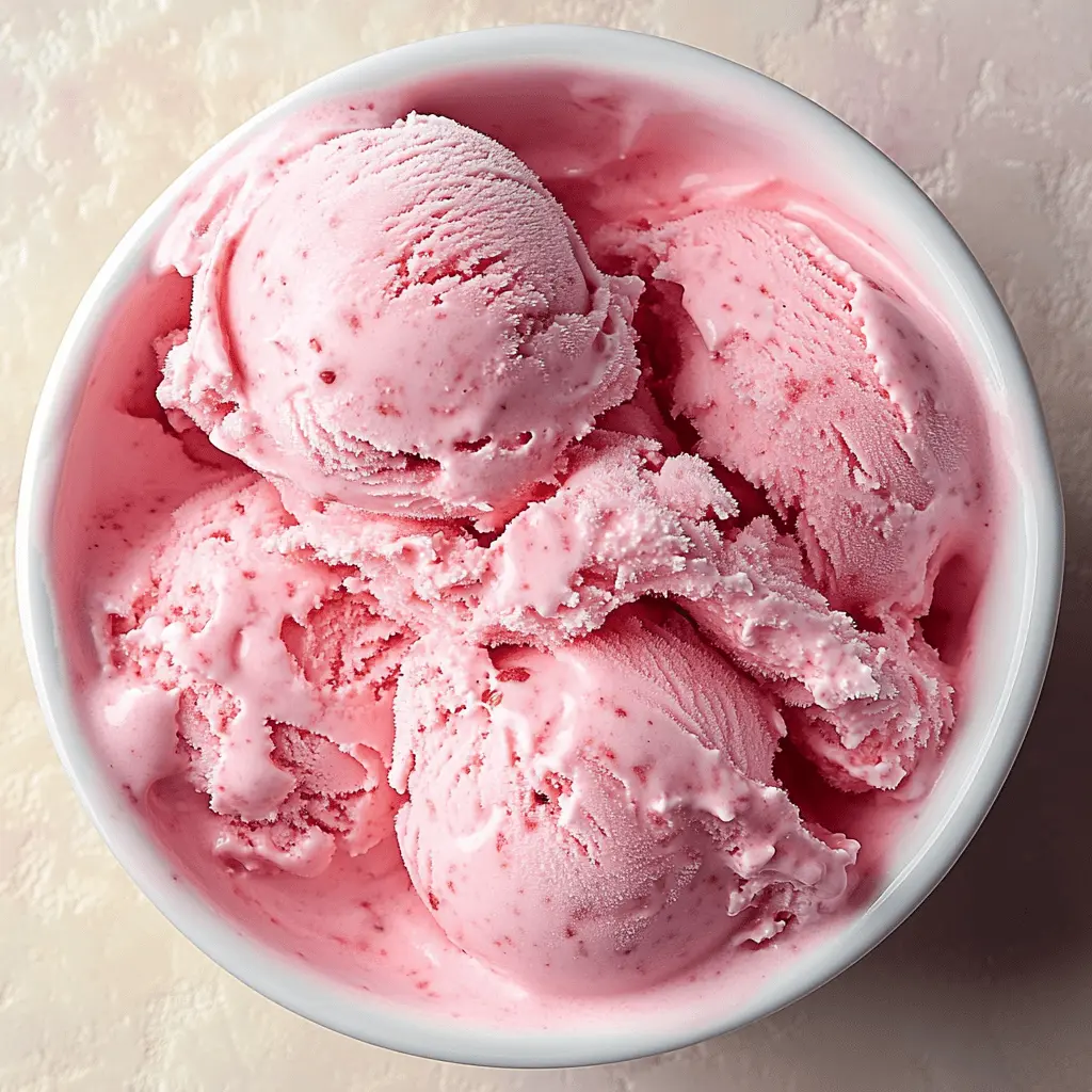 Treat yourself to a delightful summer favorite with this easy homemade strawberry ice cream! Made with fresh strawberries and only a few simple ingredients, this creamy dessert bursts with fruity flavor and is perfect for warm days. Save this recipe for your next BBQ or family gathering and enjoy a scoop of happiness anytime!