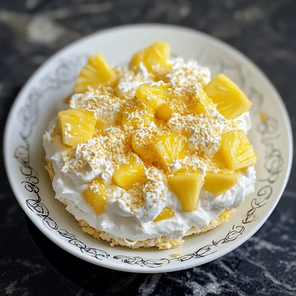 Looking for a refreshing and easy dessert? This No Bake Pineapple Cream Dessert is a perfect choice! Creamy layers of sweet pineapple and smooth cream cheese make it irresistible. Perfect for summer gatherings or as a quick treat any time of year. Save this recipe and impress your family and friends with this delightful, fuss-free dessert!