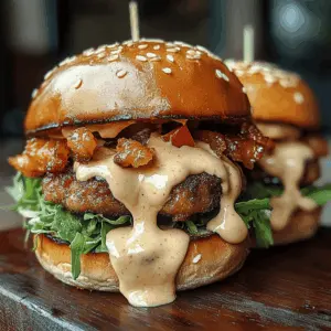 Get ready for the ultimate burger experience with these Smash Burgers topped with creamy Baconnaise Sauce! Juicy ground beef patties sizzle to perfection, while the rich Baconnaise adds a flavorful twist that elevates this classic dish. Perfect for your next cookout or casual dinner, save this recipe to impress your friends and family!