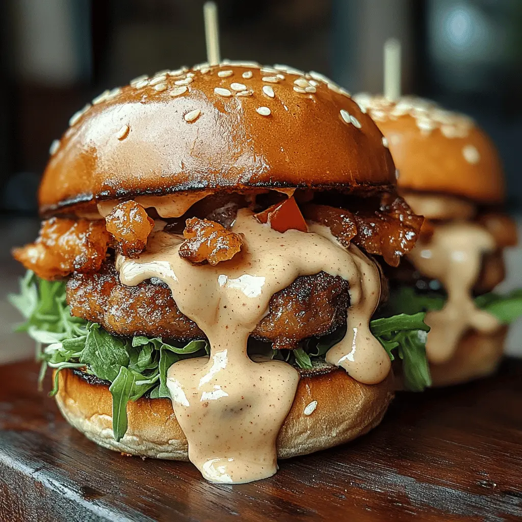 Get ready for the ultimate burger experience with these Smash Burgers topped with creamy Baconnaise Sauce! Juicy ground beef patties sizzle to perfection, while the rich Baconnaise adds a flavorful twist that elevates this classic dish. Perfect for your next cookout or casual dinner, save this recipe to impress your friends and family!