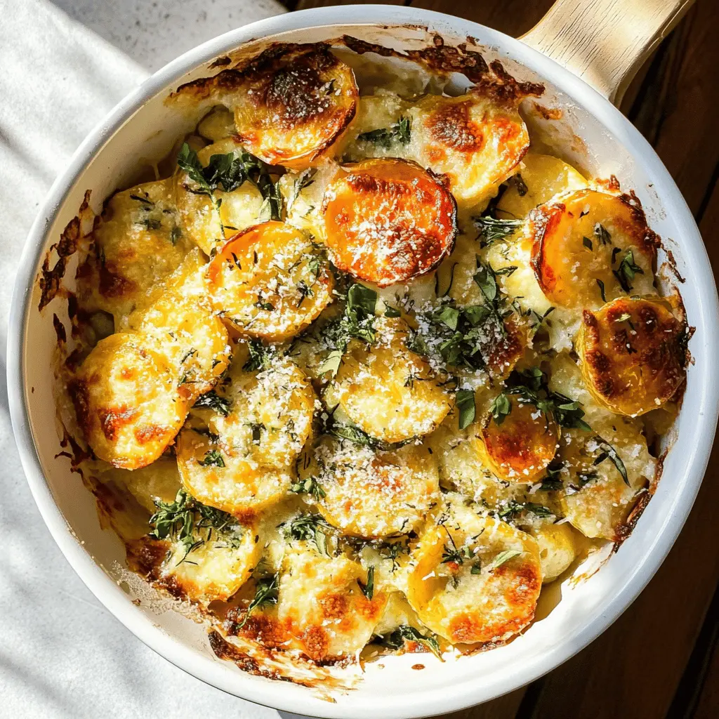 This summer gratin brings together fresh veggies, creamy cheese, and a crispy topping for a delightful dish that everyone will love! Perfect for potlucks, family dinners, or a cozy night in, this recipe highlights seasonal produce and simple ingredients. Save this pin for a healthy and colorful addition to your summer meals!