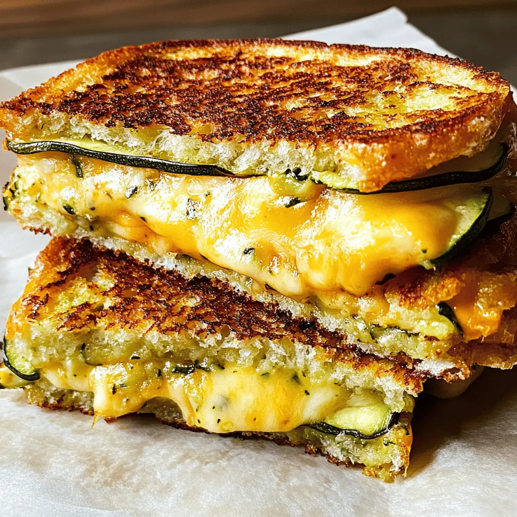 Craving a twist on a classic? This Zucchini Grilled Cheese combines gooey cheese with fresh zucchini for a delightful and healthy sandwich! Perfect for lunch or a light dinner, this recipe is both easy and quick to make. Save it for your next meal prep or weekend treat! Enjoy cheesy goodness with a veggie boost!