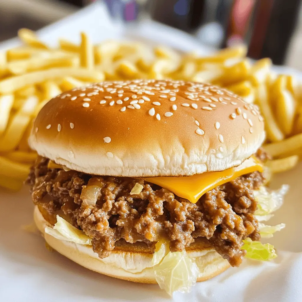 Easy Big Mac Sloppy Joes Recipe