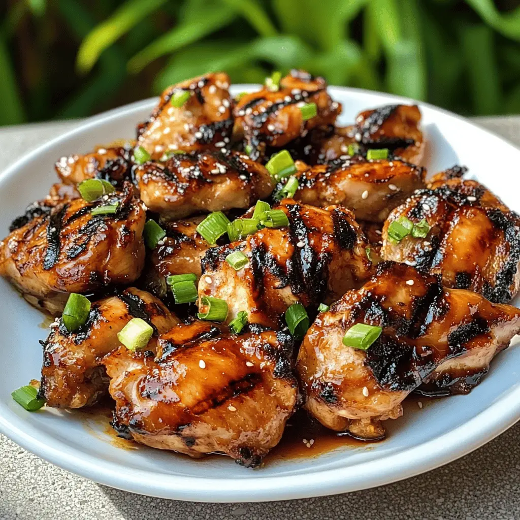 Easy Grilled Hawaiian Teriyaki Chicken Recipe