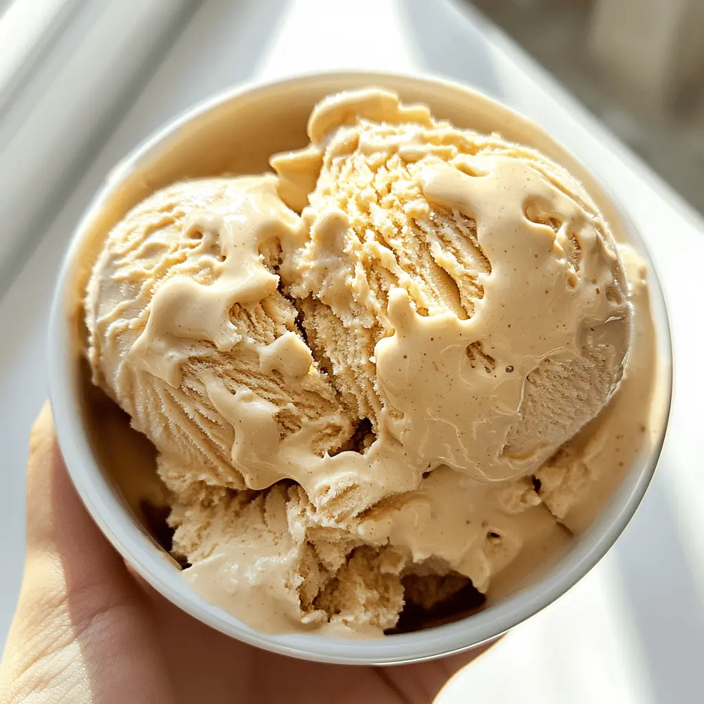 Creamy Peanut Butter Cottage Cheese Ice Cream Recipe
