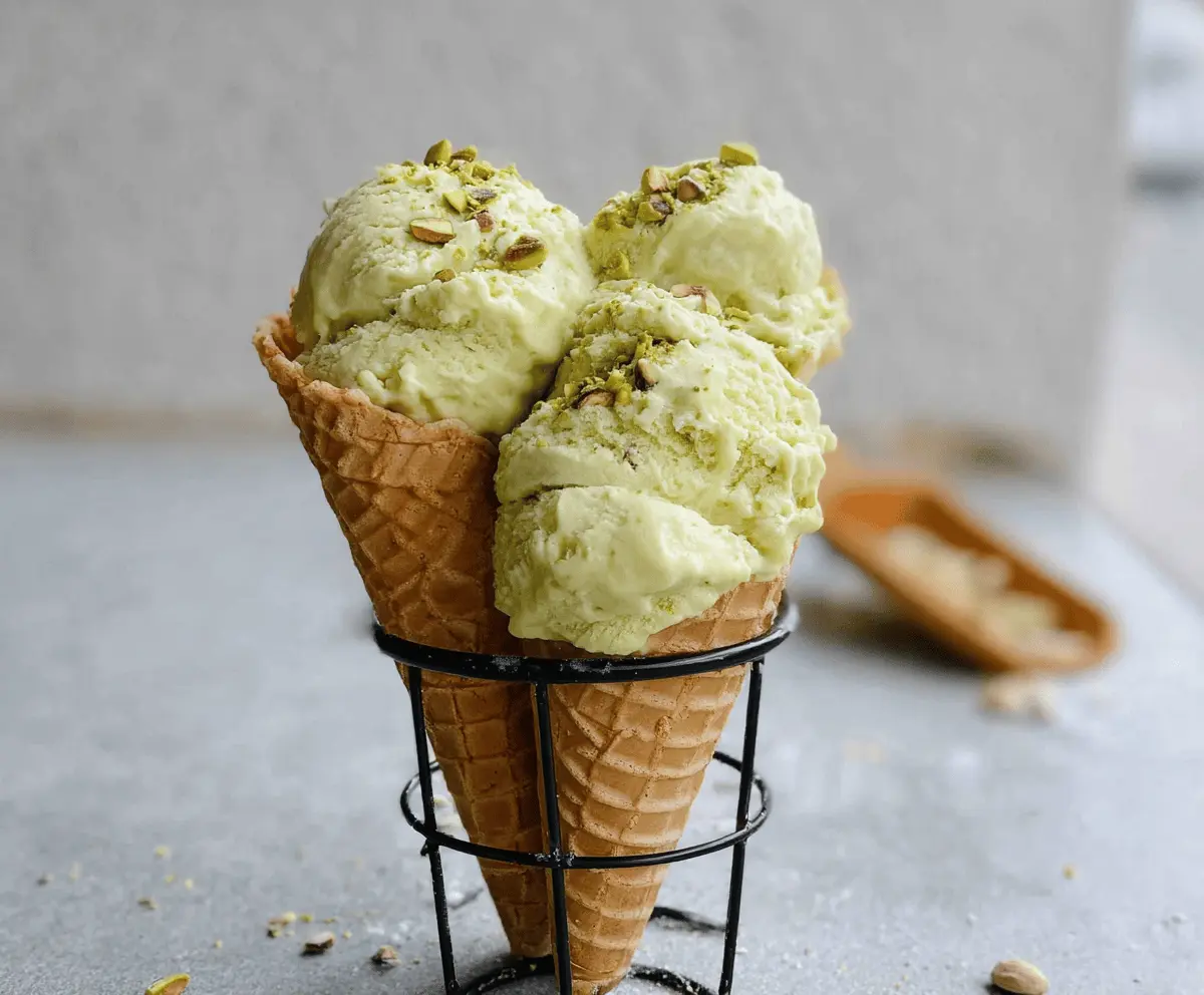Creamy Homemade Pistachio Ice Cream Recipe