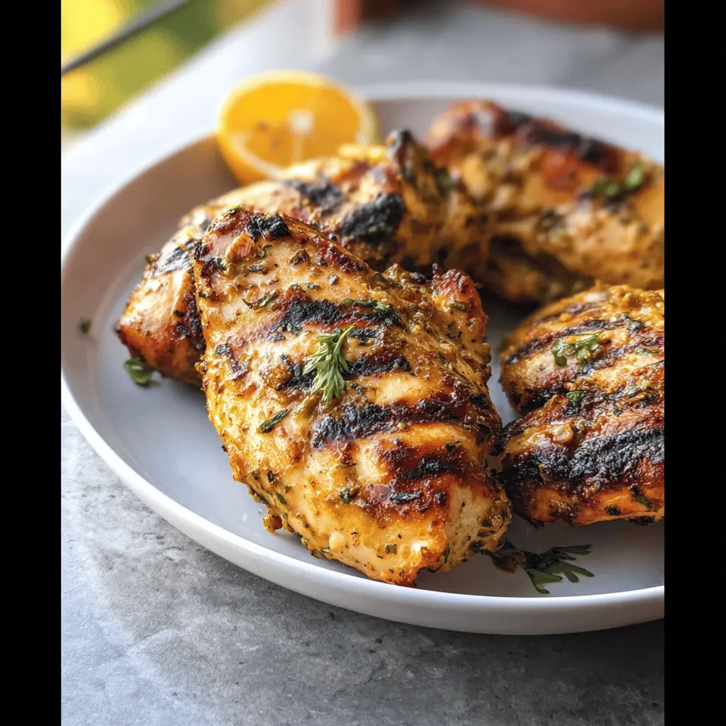 Easy Citrus Dijon Grilled Chicken Recipe