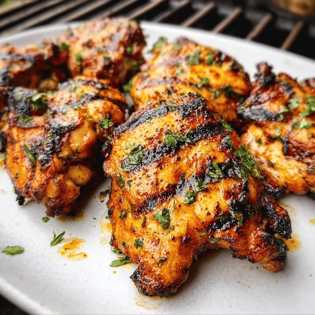 Easy Marinated Grilled Chicken Thighs Recipe