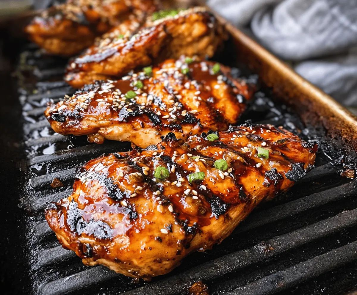 Easy Asian Marinated Grilled Chicken Recipe