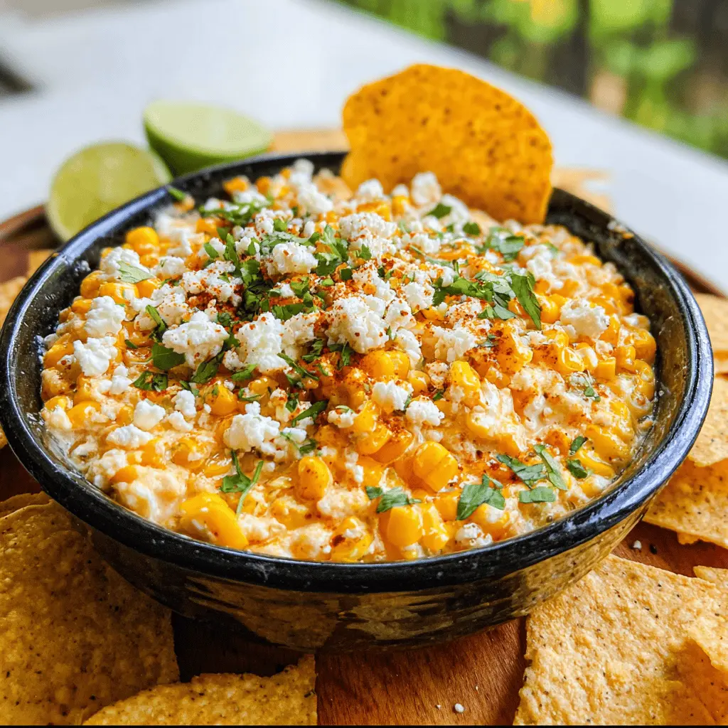 Easy Mexican Street Corn Dip Recipe