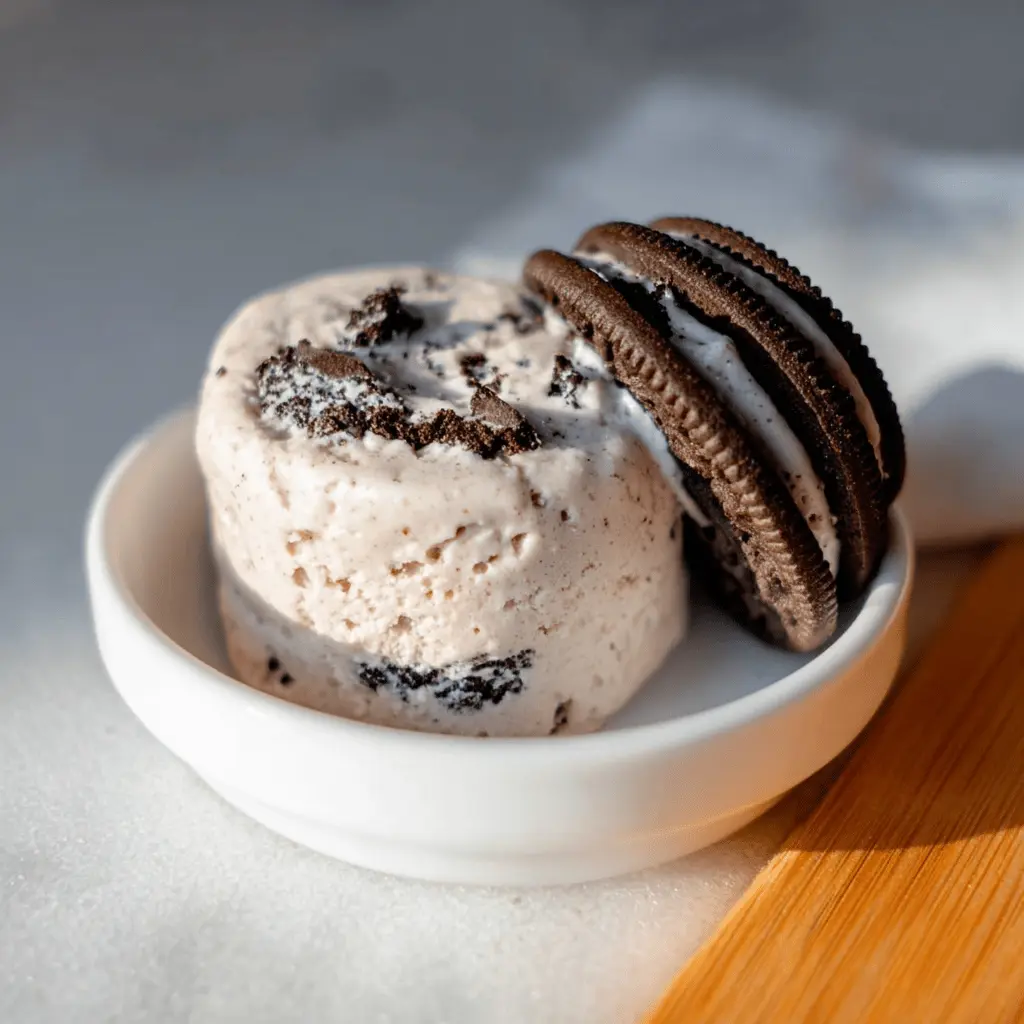 Easy Ninja Creami Cookies and Cream Ice Cream