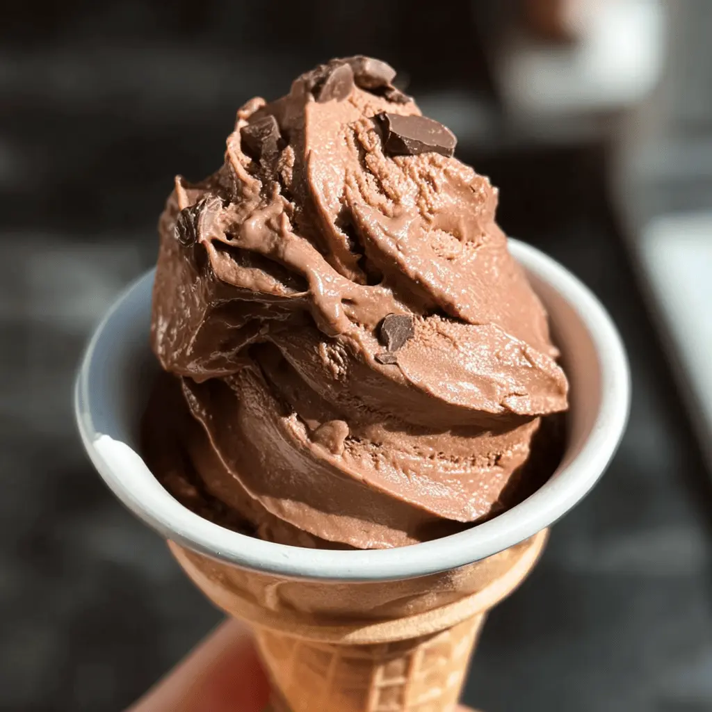 Easy Chocolate Frozen Yogurt Recipe