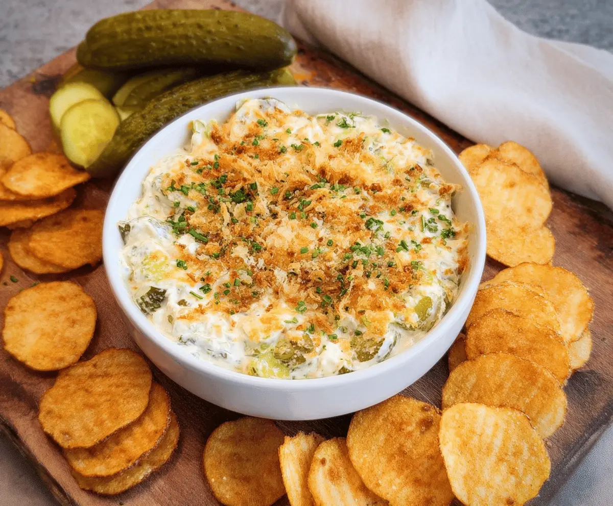 Easy Creamy Fried Pickle Dip Recipe