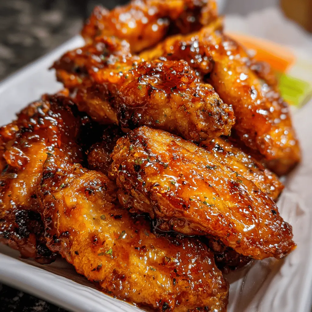 Easy Hot Honey Peach Wings Recipe
