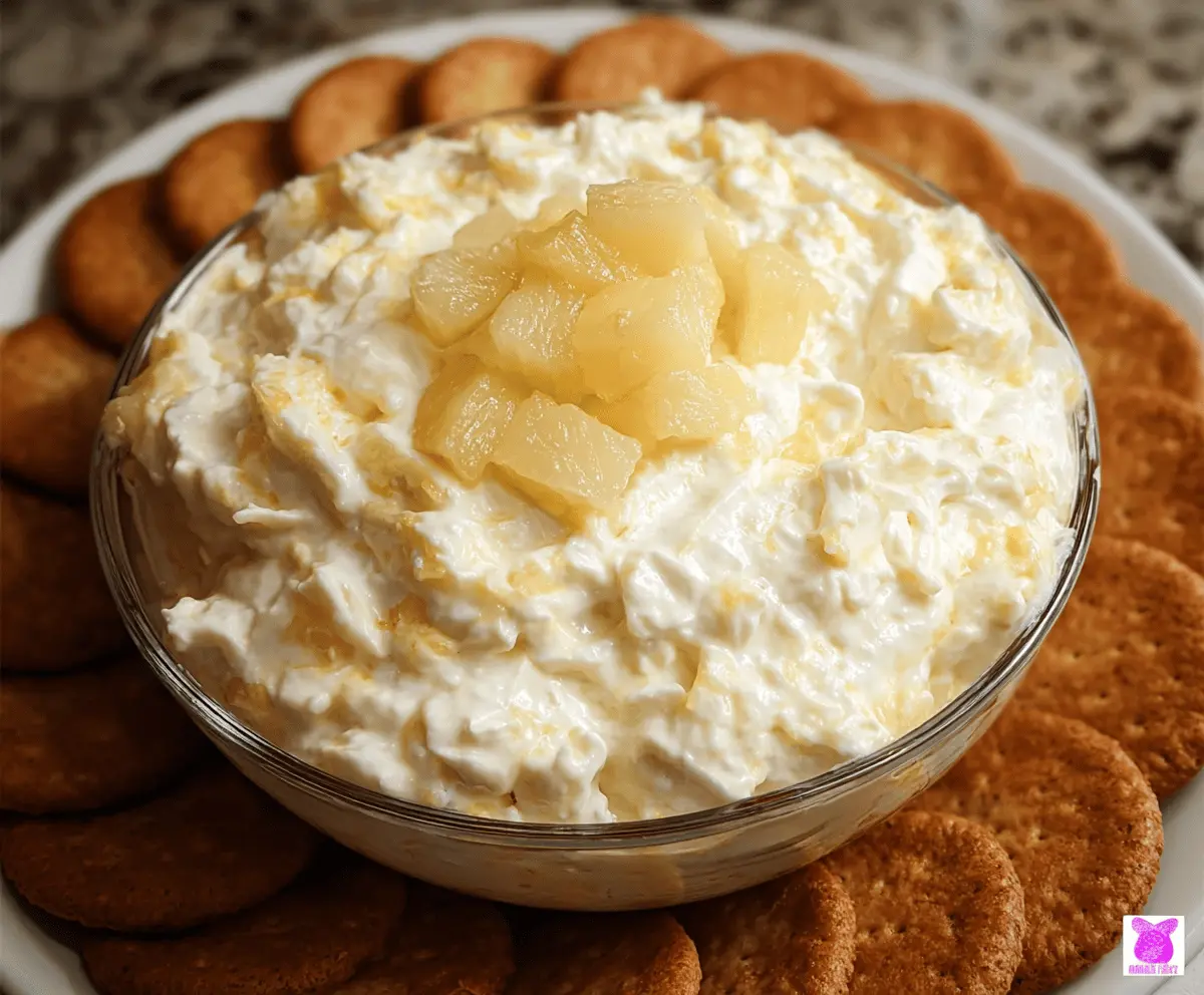 Easy Creamy Cheesecake Pineapple Dip Recipe