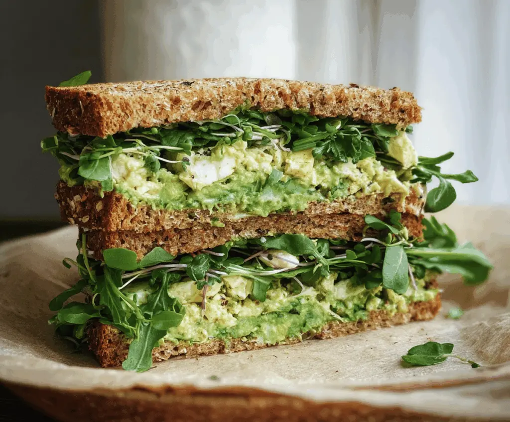 Easy Green Goddess Salad Sandwich Recipe