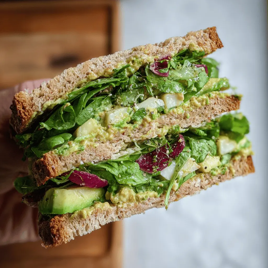 Easy Green Goddess Salad Sandwich Recipe