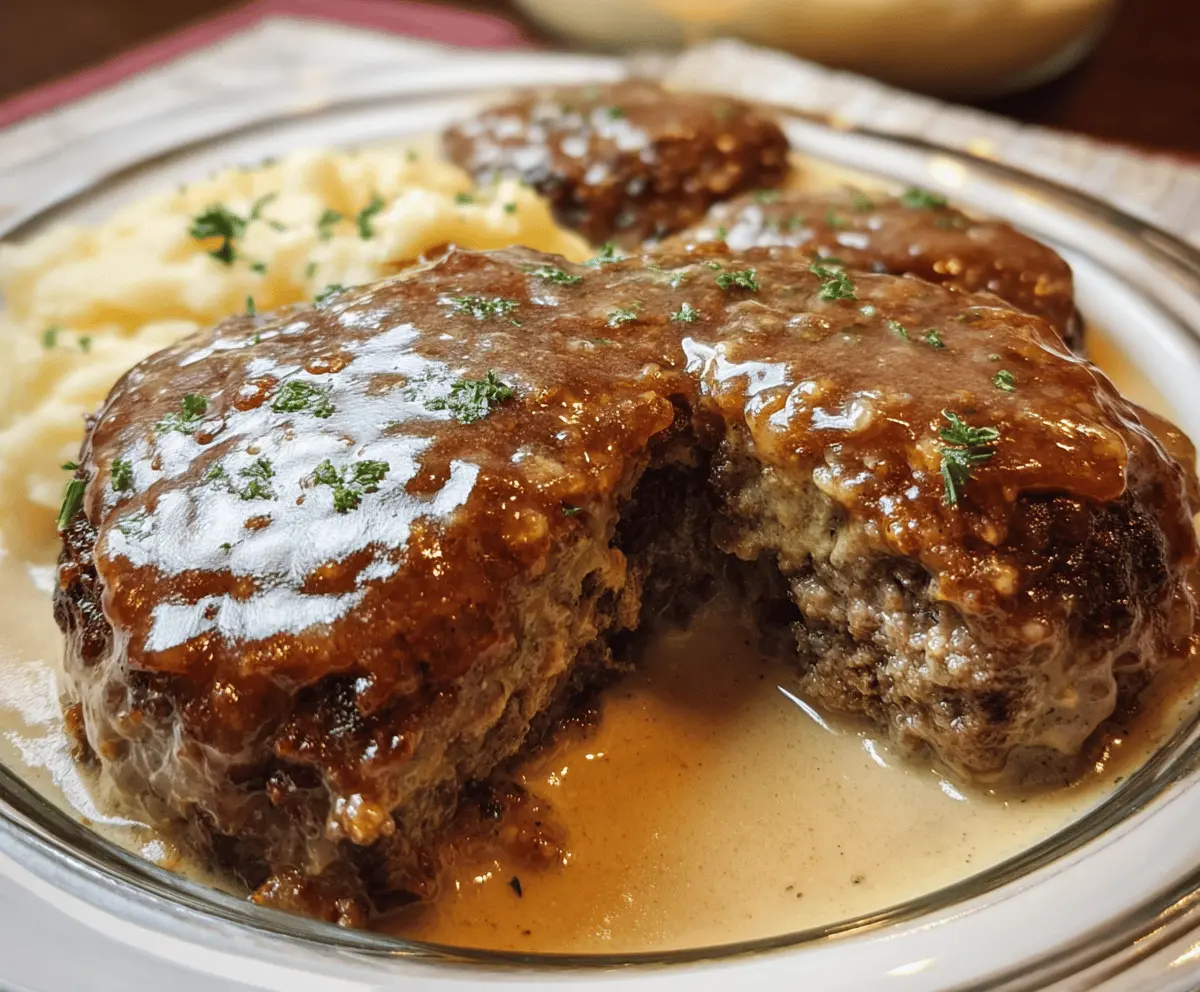 Easy Amish Hamburger Steak Bake Recipe