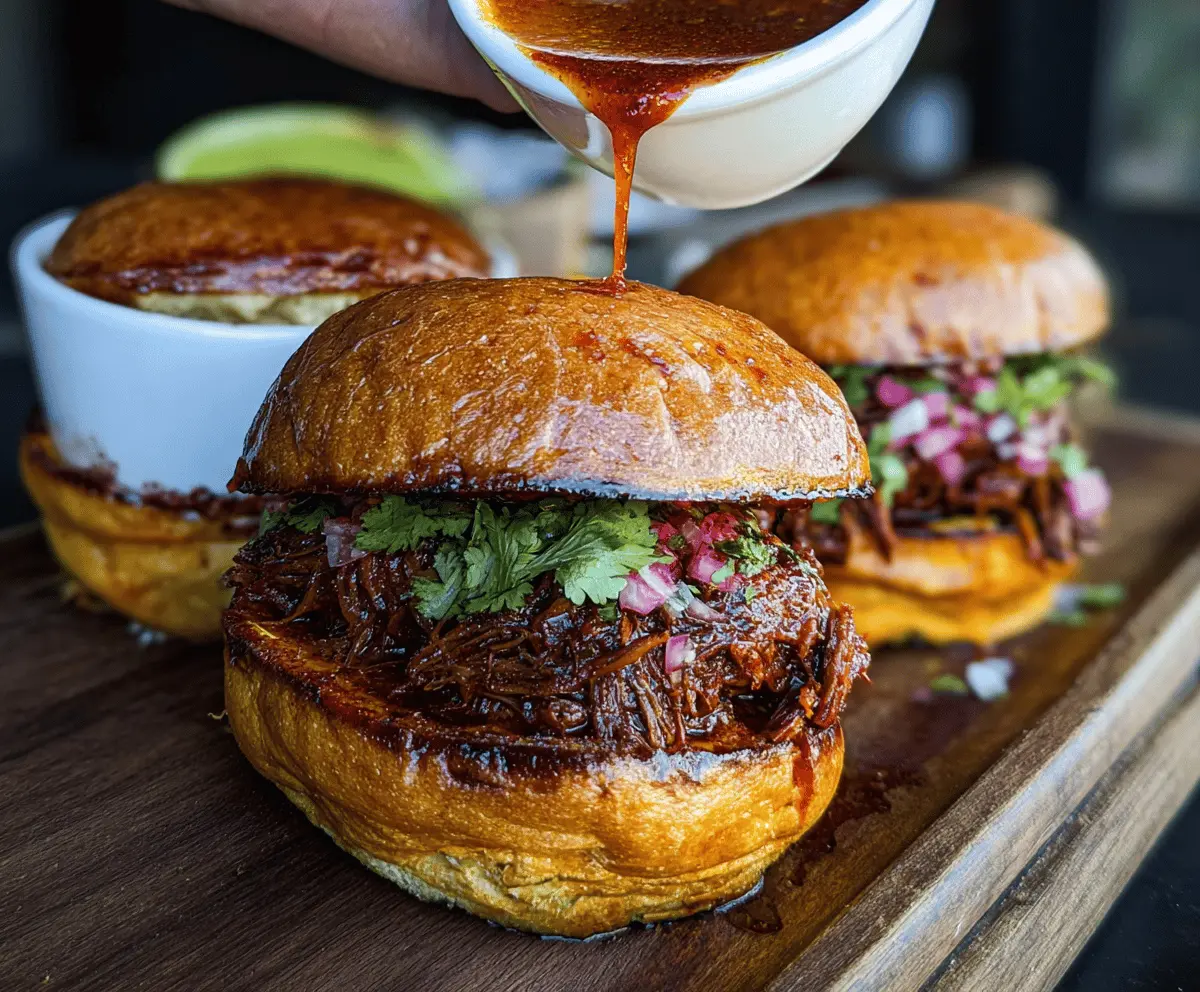 Easy Smoked Beef Birria Burgers Recipe