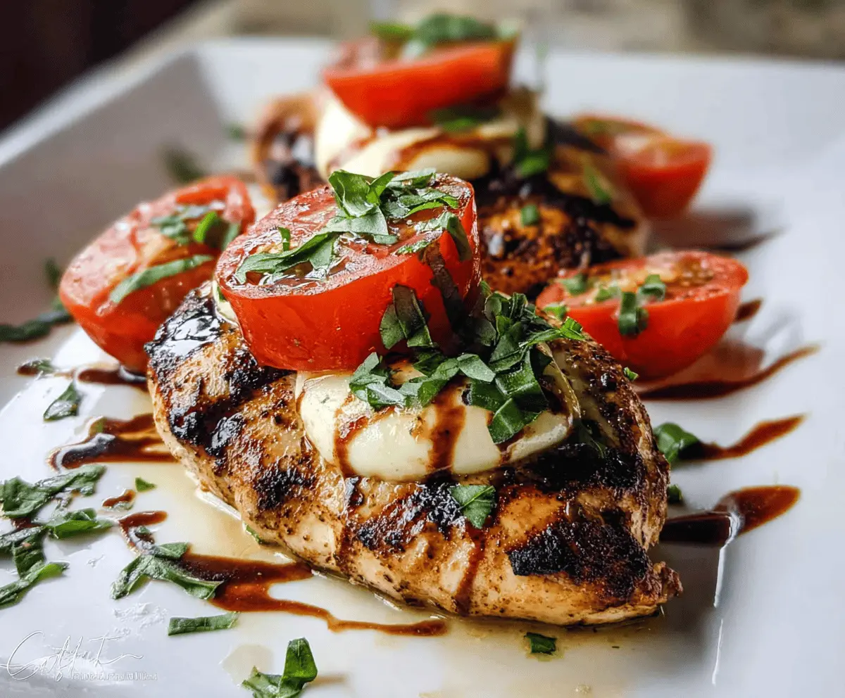 Easy Grilled Chicken Caprese Salad Recipe