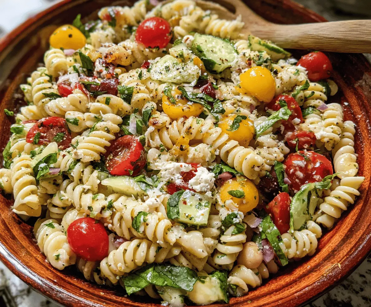 Easy Summer Pasta Salad Recipe