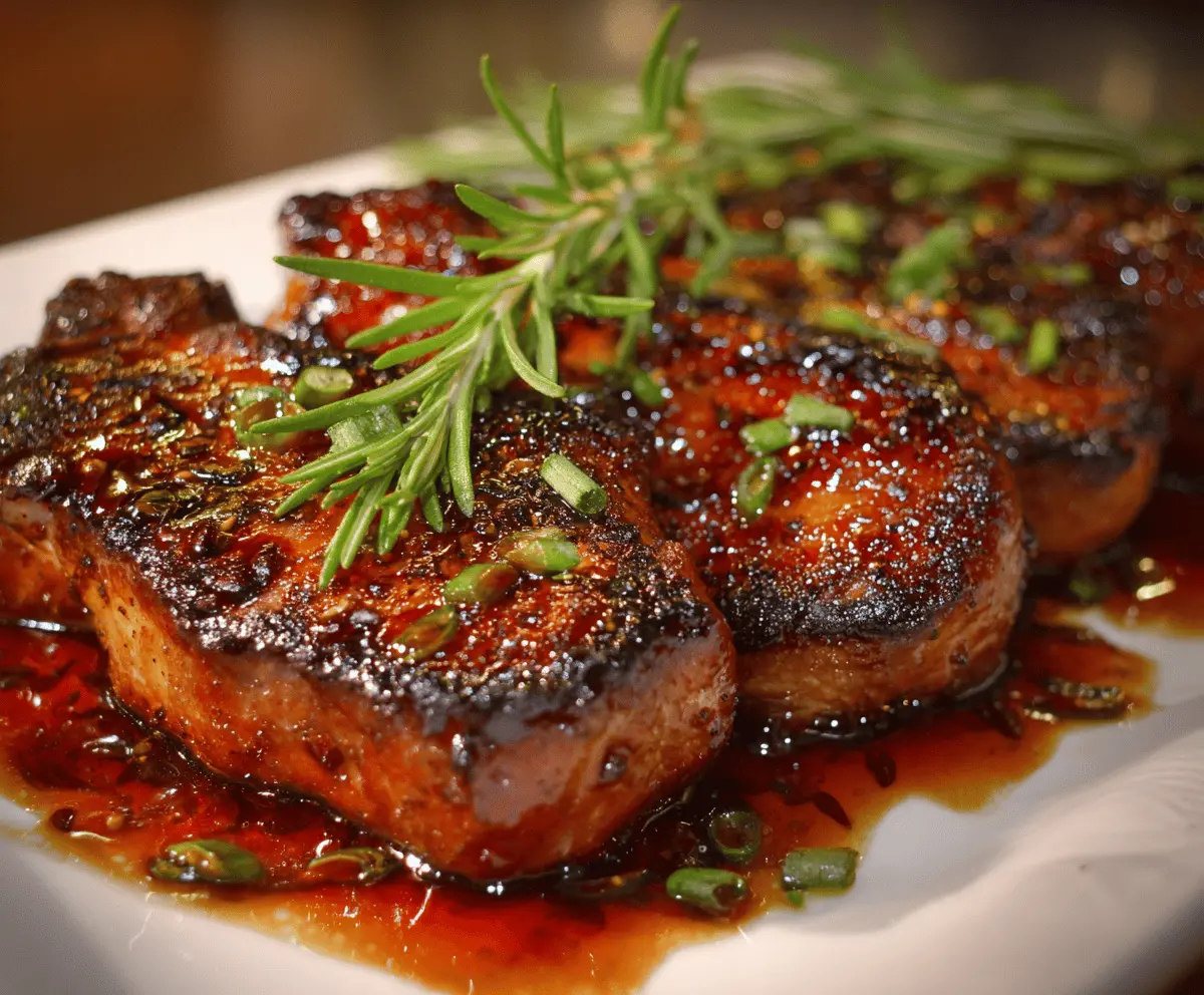 Honey Glazed Pork Chops