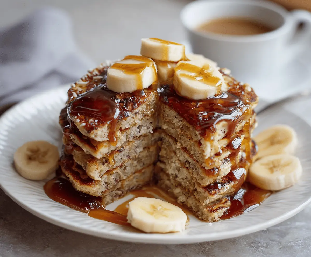 Banana Oat Pancakes