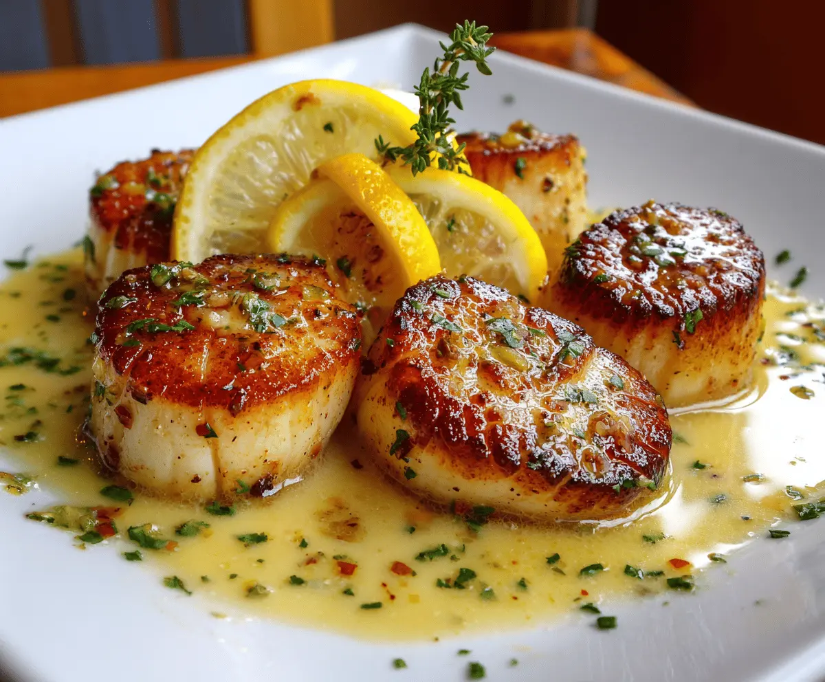 Lemon Butter Scallops
