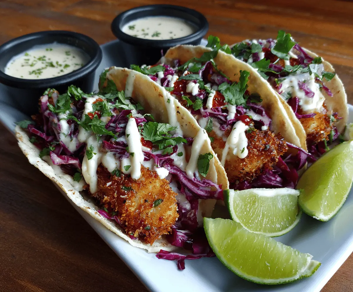Crispy Fish Tacos