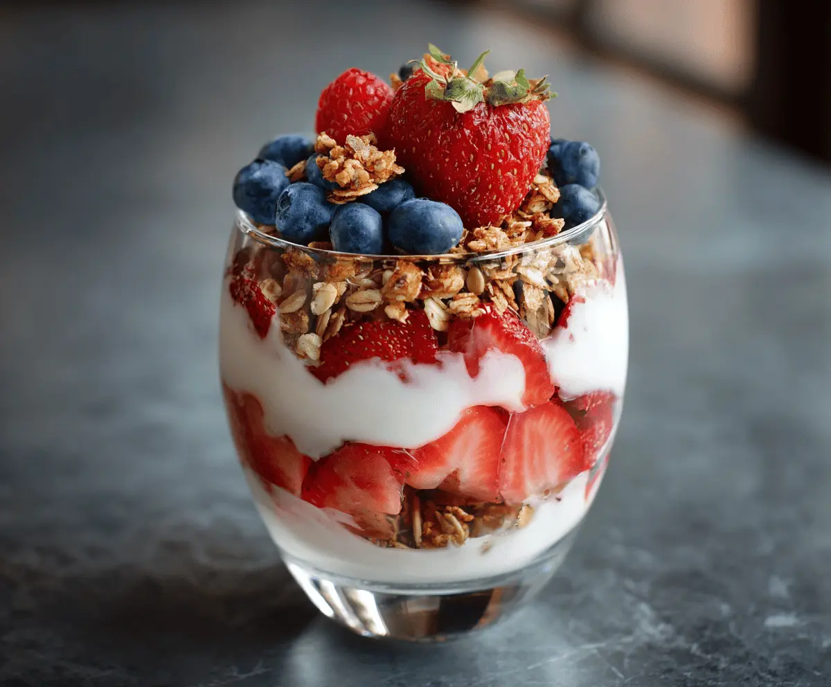 Yogurt Parfait with Granola