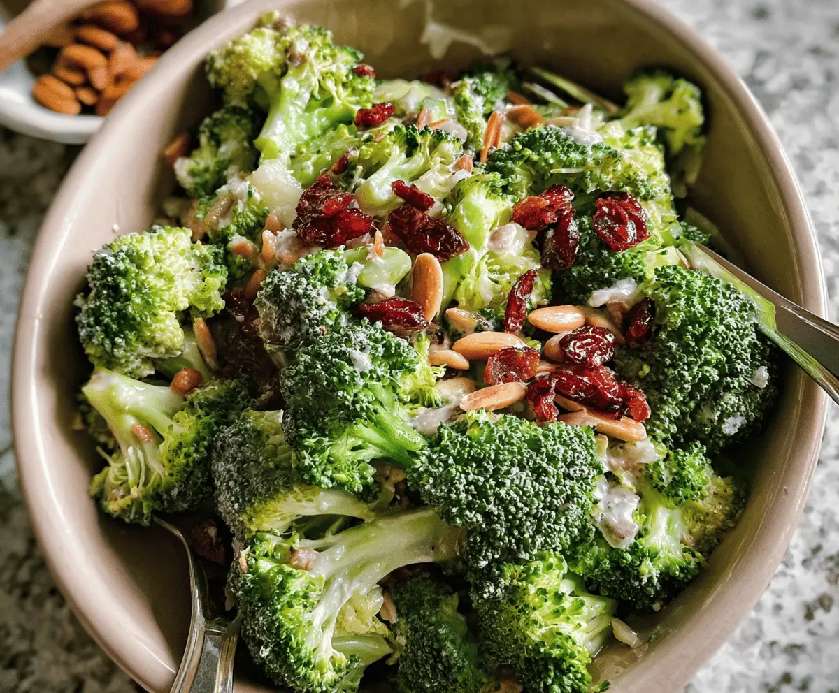 Easy Healthy Broccoli Salad Recipe