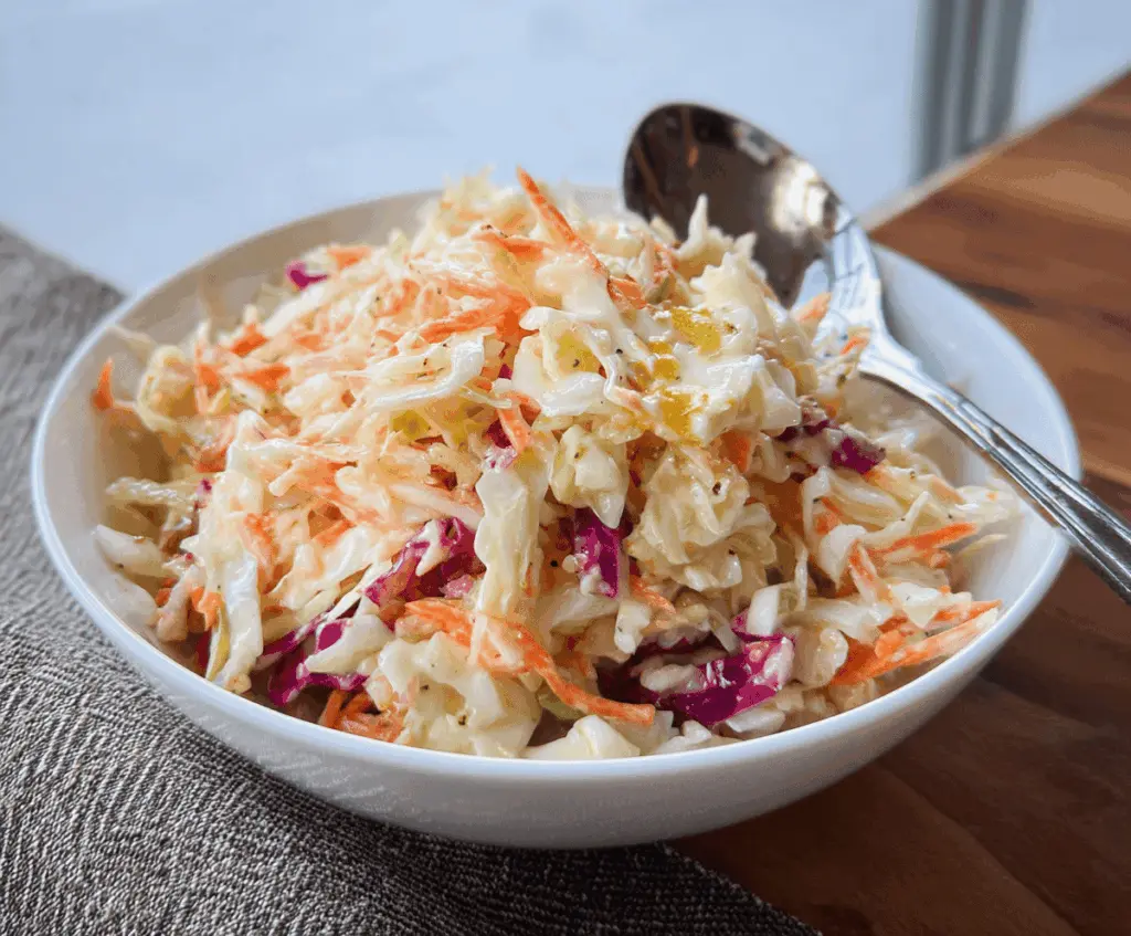 Easy Hawaiian Coleslaw Recipe With Sweet Pineapple