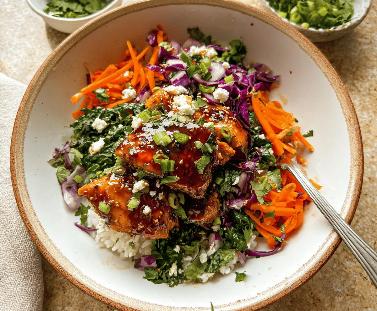 Easy Hot Honey Chicken Bowls Recipe