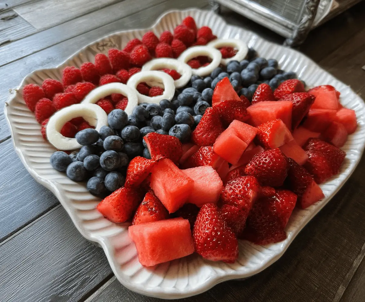 Easy 4th of July Fruit Platter Ideas