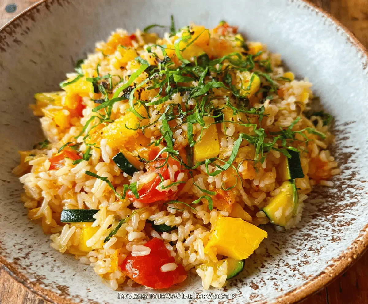 Easy Summer Squash Rice Recipe for a Healthy Side