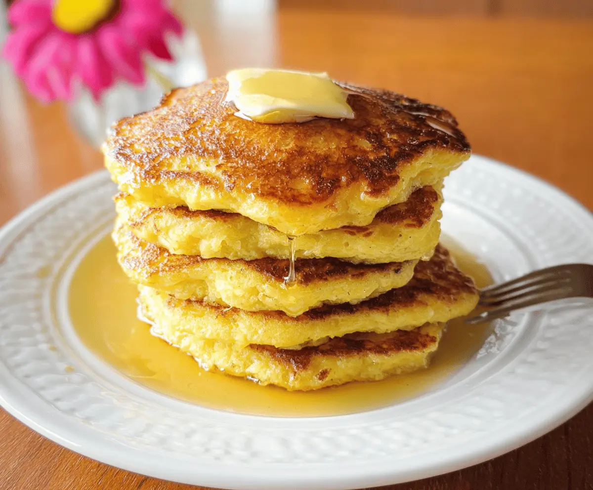 Cheesy Yellow Squash Pancakes Recipe