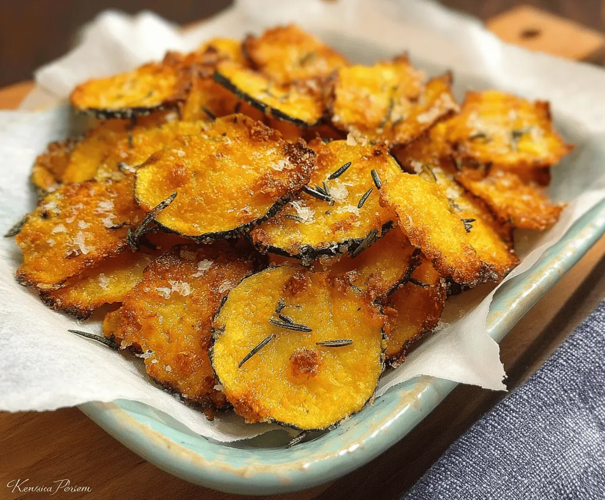 Crispy Baked Zucchini Chips – Healthy Snack