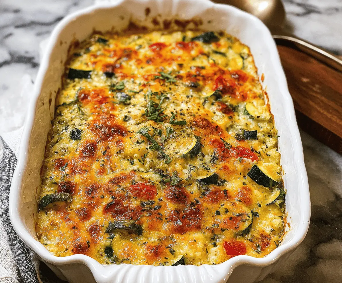 Cheesy Baked Zucchini Recipe – Easy and Healthy