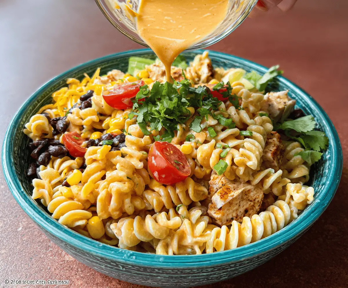 Zesty Chicken Enchilada Pasta Salad Recipe