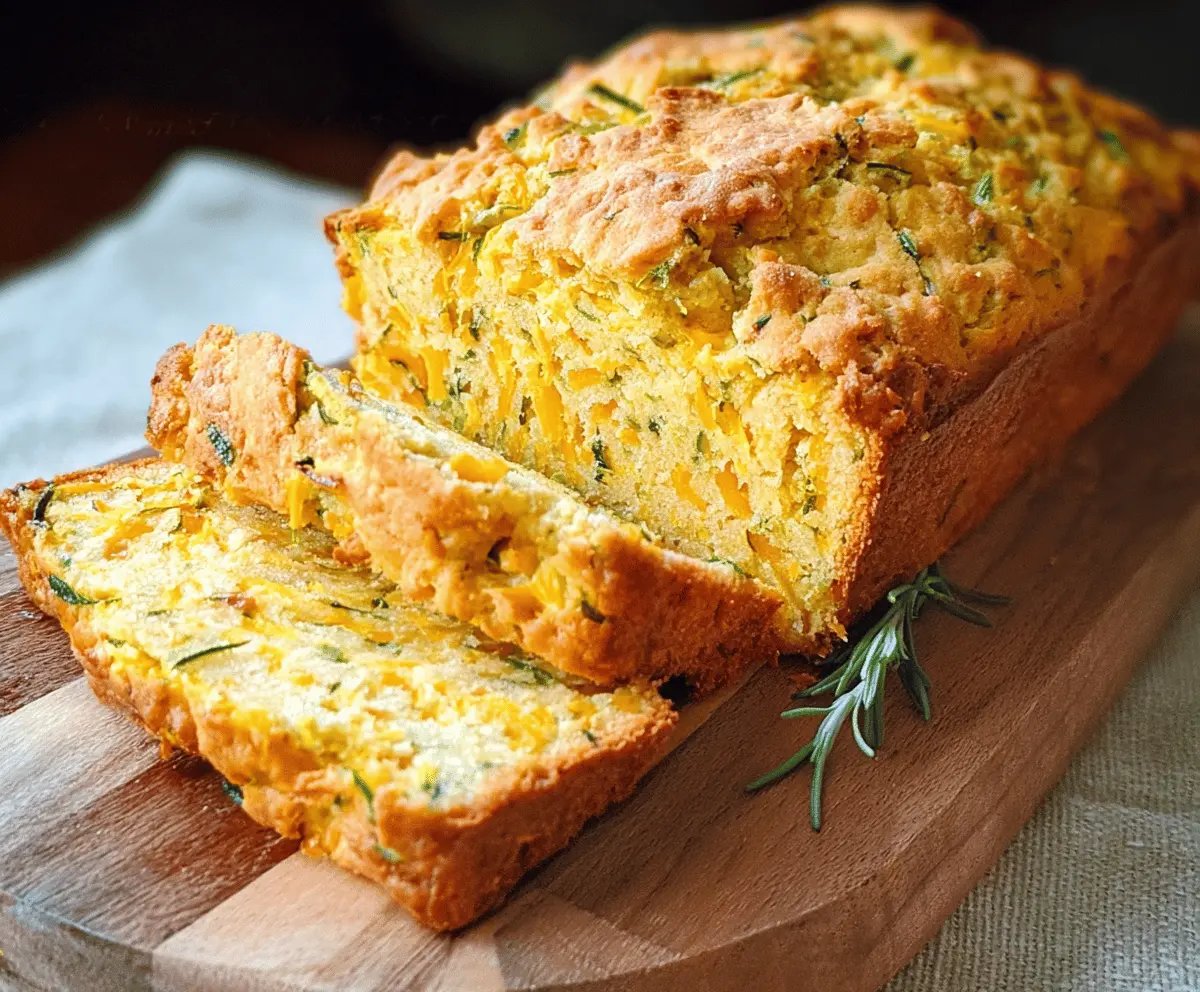Herb and Cheddar Squash Bread Recipe